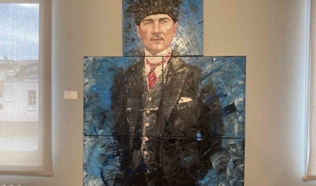 Genç sanatçı Emirhan Bıçakçı’nın ‘Atatürk Portreleri’ isimli sergisi, İstanbul ve
