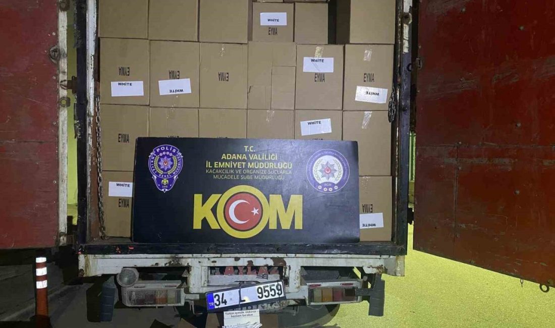 Adana’da yaklaşık 5 milyonluk kaçak sigara ve makaron ele geçirildi Adana’da düzenlenen operasyonlarda piyasa değeri yaklaşık 5 milyonluk kaçak sigara