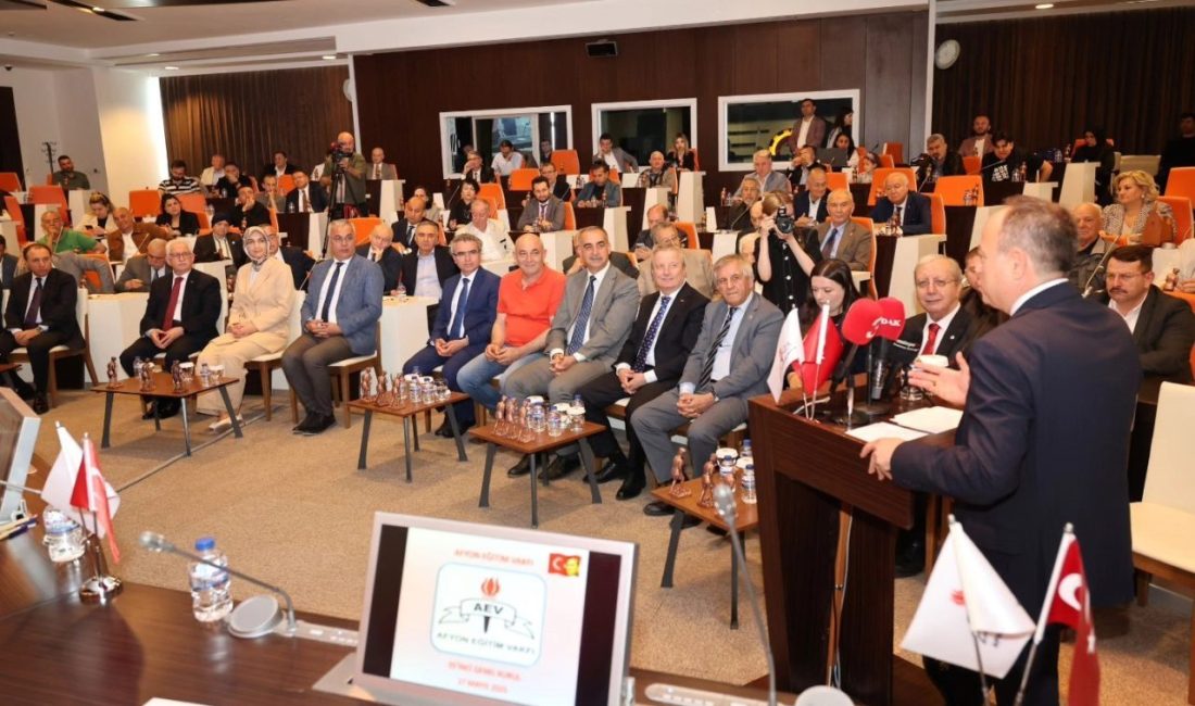 Afyon Eğitim Vakfı’nın genel kurul toplantısı gerçekleştirildi. Toplantıda, vakfın bugüne