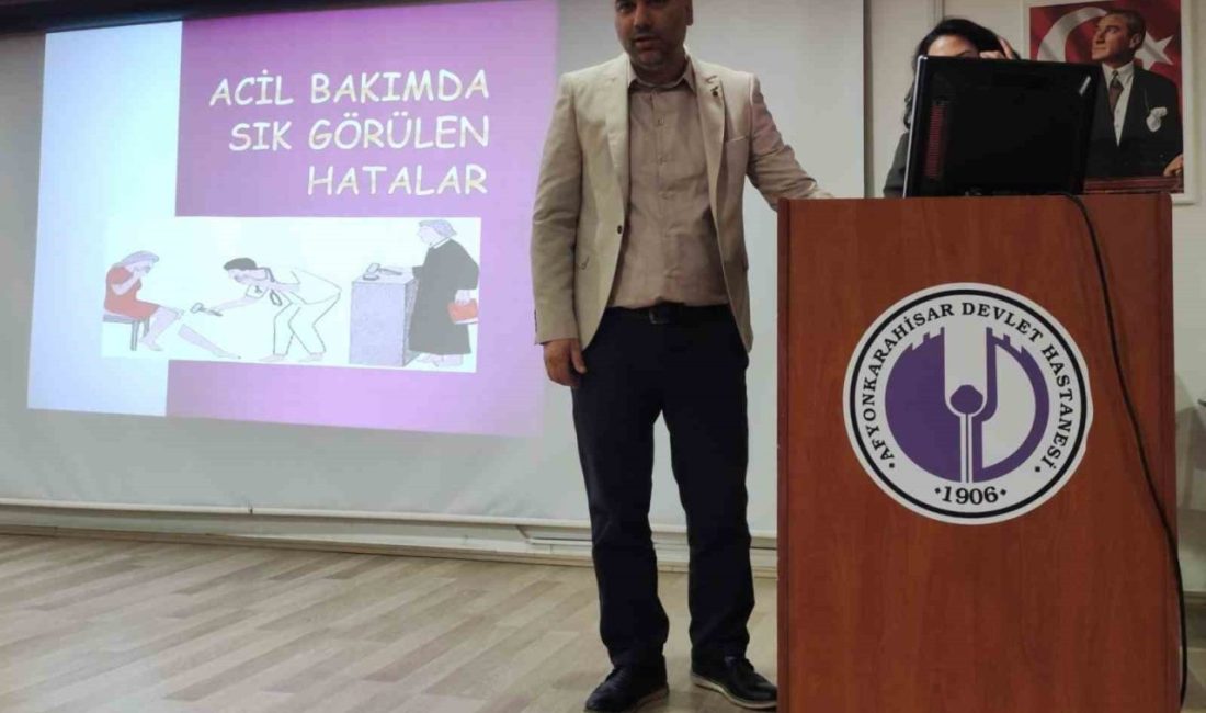 Afyonkarahisar Devlet Hastanesi’nde hekimlere tıbbi malpraktis eğitimi verildi Afyonkarahisar Devlet Hastanesi Acil Servis hekimlerine yönelik olarak 20 Mayıs