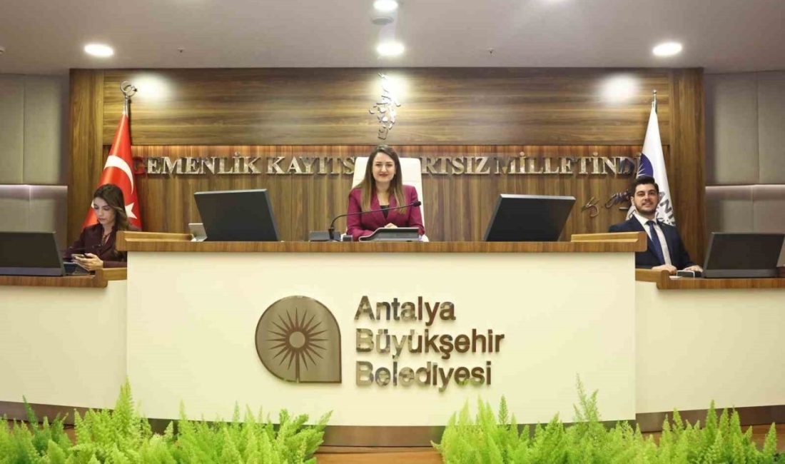 Antalya Büyükşehir Belediyesi Mayıs Ayı Devam Meclisi toplantısında, Büyükşehir Belediyesi’nin