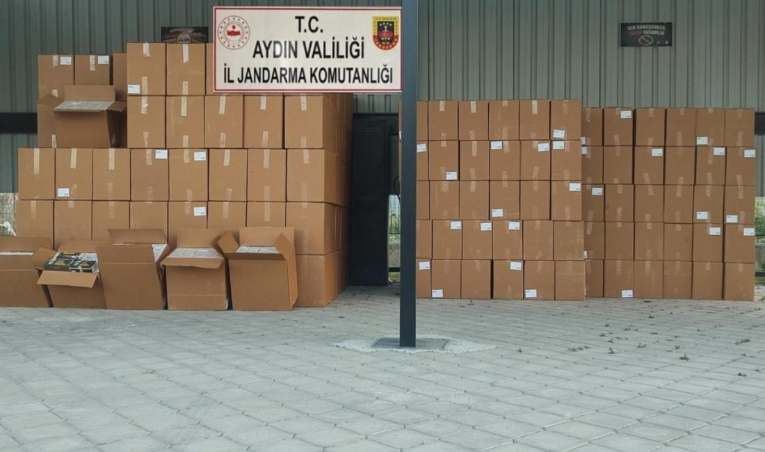 Aydın’da 4,5 milyon değerinde makaron ele geçirildi Aydın’ın Söke ilçesinde jandarma ekiplerince yapılan baskında yaklaşık 4 milyon