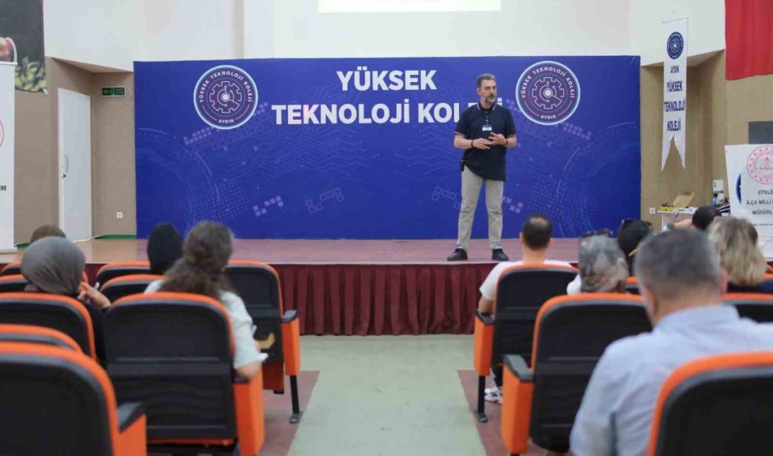 Aydın’da eğitimcilere ‘yapay zeka araçlarının kullanımı’ semineri Eğitim dünyasının geleceğini şekillendirecek teknolojik dönüşüm, Aydın’da düzenlenen bir etkinlikle