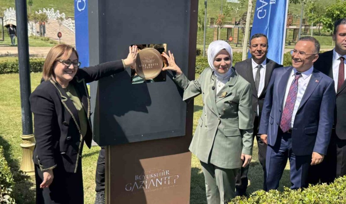 Gaziantep Büyükşehir Belediyesi tarafından yapımı tamamlanan Galle Park’a, Aile ve