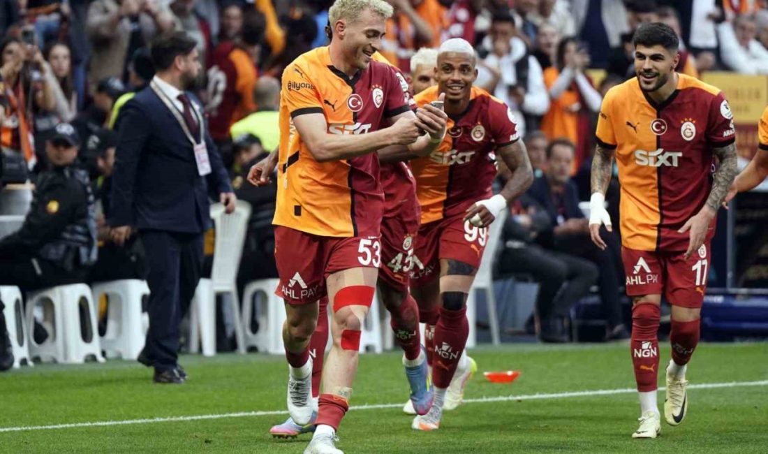 Galatasaraylı futbolcu Barış Alper Yılmaz, Kayserispor maçıyla bu sezonki 14.