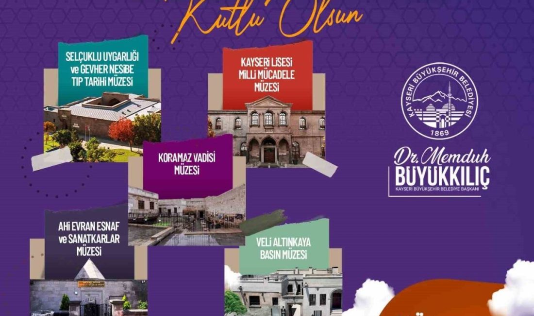 Kayseri Büyükşehir Belediye Başkanı Dr. Memduh Büyükkılıç, müzeler şehir Kayseri’de