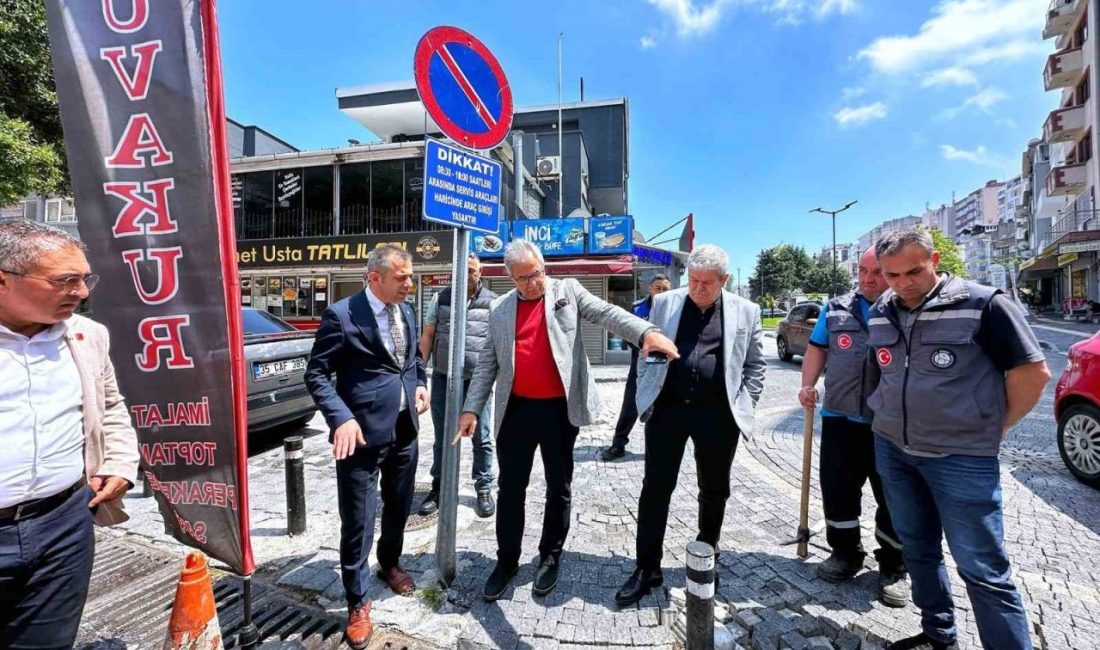 Balıkesir’in Bandırma ilçesinde etkili olan sağanak yağışın ardından Bandırma Belediye