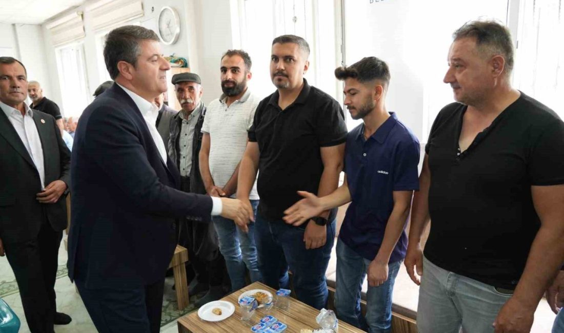 Mahalle toplantılarına başlayan Belediye Başkanı Abdurrahman Tutdere, Ulucami Mahallesi sakinleriyle