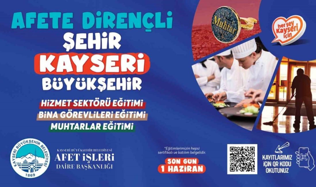 Büyükşehir Afet İşleri’nden acil durumlarda topluma müdahale eğitimi Kayseri Büyükşehir Belediyesi, önemli bir hizmete daha aracılık ediyor. Afet