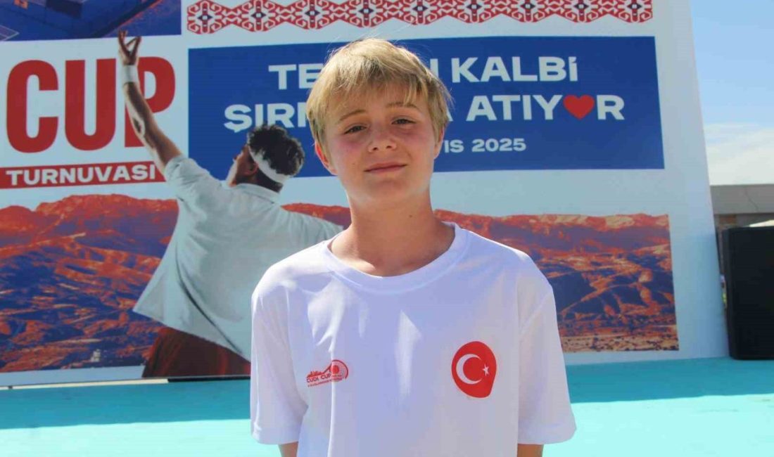 Cudi Cup’a uluslararası ilgi Bu yıl dördüncüsü düzenlenen Uluslararası Cudi Cup Tenis Turnuvası, 8