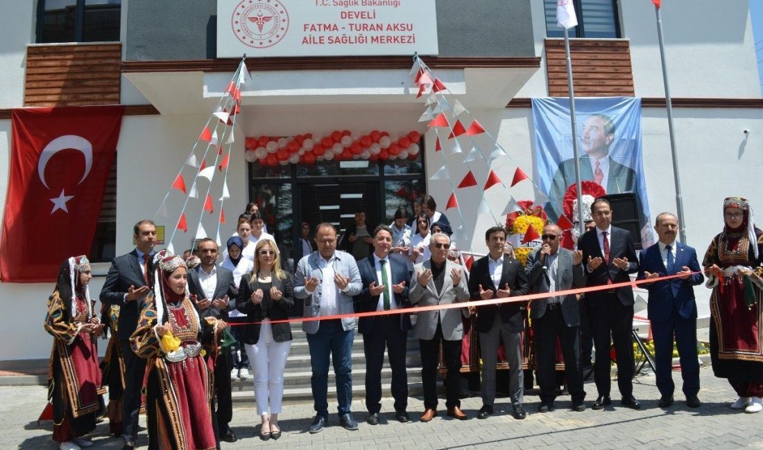 Kayseri’nin Develi ilçesinde yapımı tamamlanan Fatma Turan Aksu Aile Sağlık
