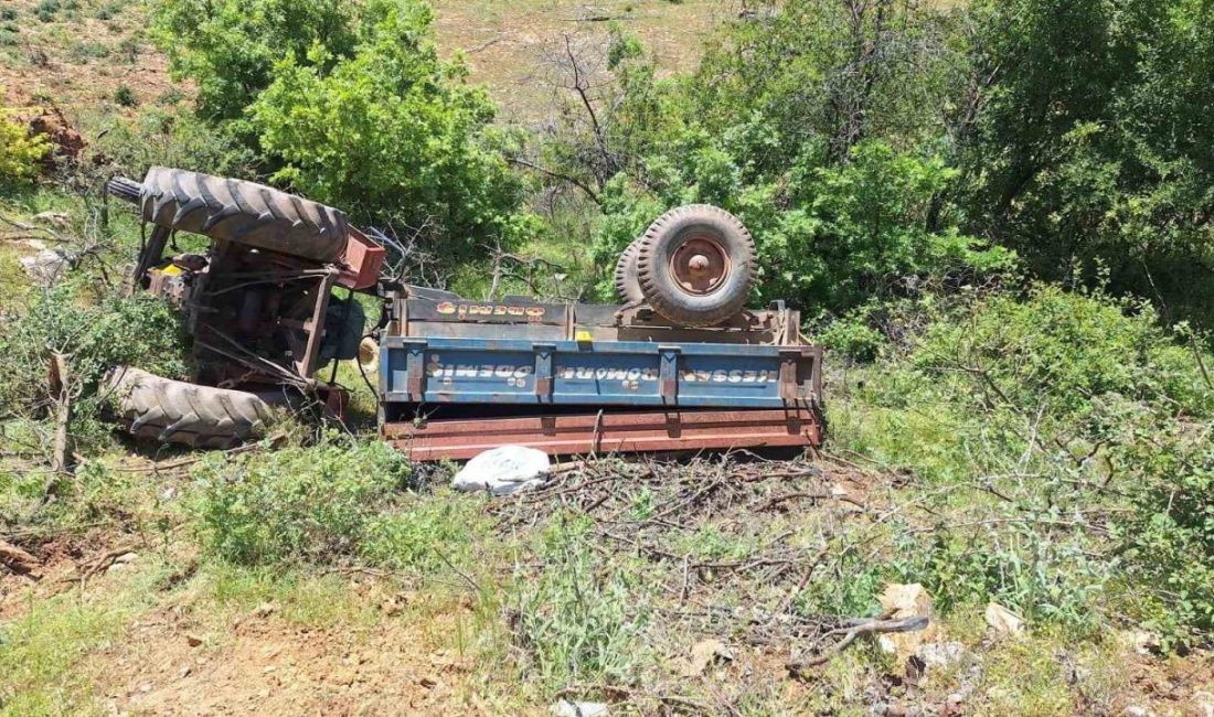 İzmir’in Ödemiş ilçesinde seyir halindeyken devrilen traktörün sürücü hayatını kaybetti.