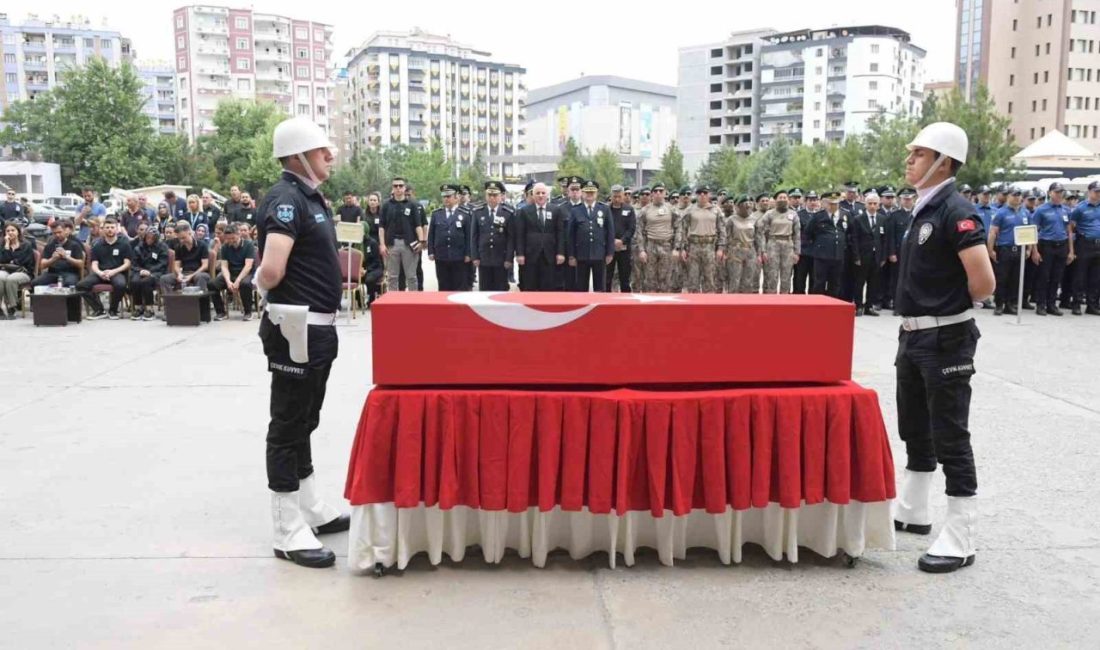 Diyarbakır’da geçirdiği kalp krizi sonucu hayatını kaybeden emniyet müdürü, düzenlenen