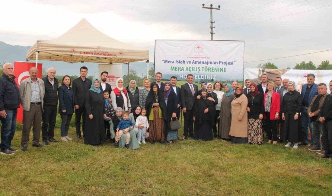 Düzce İl Tarım ve Orman Müdürlüğü tarafından ıslah çalışmaları tamamlanan
