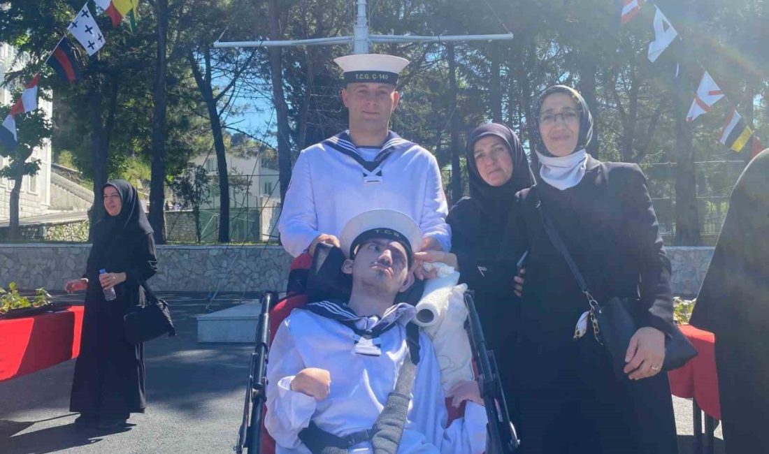 İstanbul Boğaz Komutanlığı’nda, Engelliler Haftası çerçevesinde temsili askerlik görevini yerine