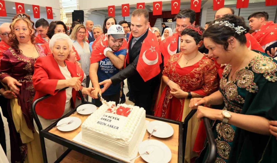 Engelli bireyler için ‘Asker Kına Gecesi’ Muğla Engelliler Derneği tarafından Menteşe Öğretmenevinde, temsili askerlik yapacak engelli