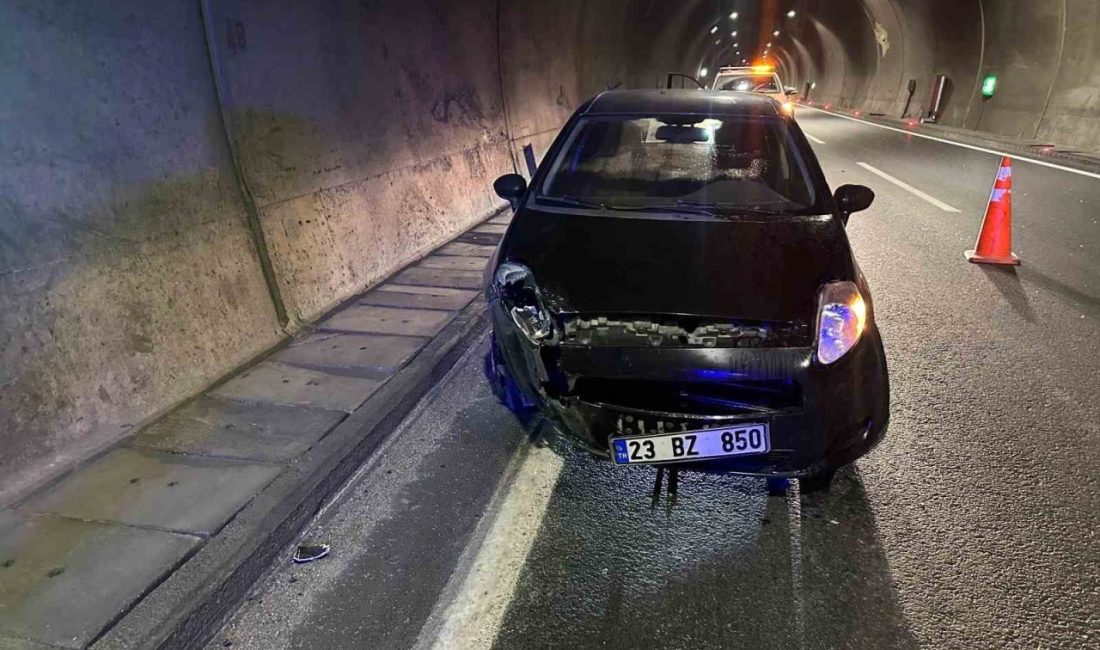 Erkenek tünelinde trafik kazası: 1 yaralı Malatya’da Erkenek Tüneli içerisinde meydana gelen trafik kazasında 1 kişi