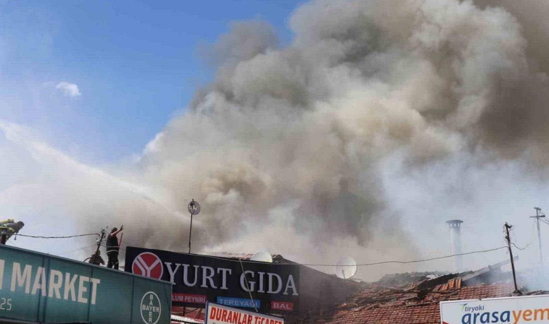 Erzincan’da yangın kontrol altına alındı Erzincan’ın merkez Karaağaç Mahallesi’nde bulunan ve Buğday Meydanı olarak adlandırılan