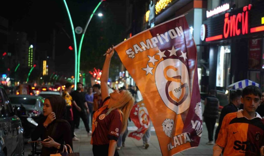 Galatasaray’ın şampiyonluğu Muş’ta coşkuyla kutlandı Trendyol Süper Lig 2024-2025 sezonunun şampiyonu Galatasaray olmasının ardından, Muş’ta
