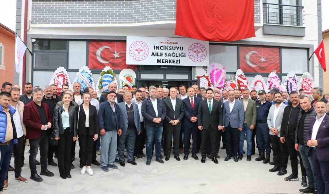 Geyve’nin İnciksuyu Mahallesi’nde açılan yeni Aile Sağlığı Merkezi ile ilçedeki