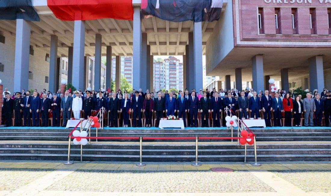 Giresun’da 19 Mayıs Atatürk’ü Anma, Gençlik ve Spor Bayramı düzenlenen
