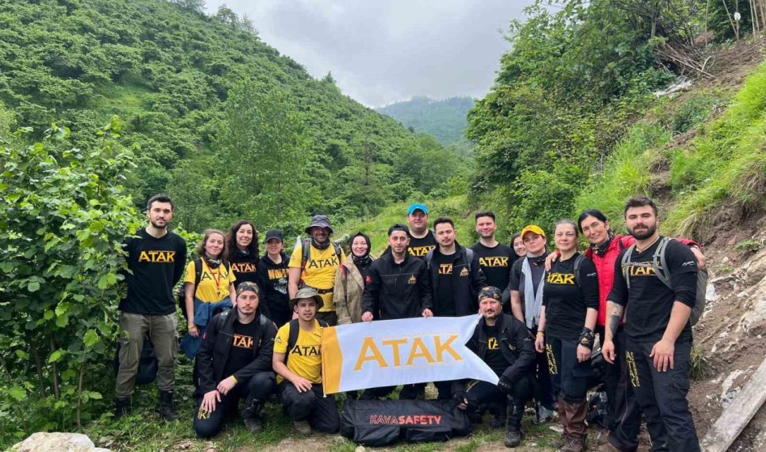 Giresun’da faaliyet gösteren ATAK Doğa ve Arama Kurtarma Derneği (ATAKDAK)