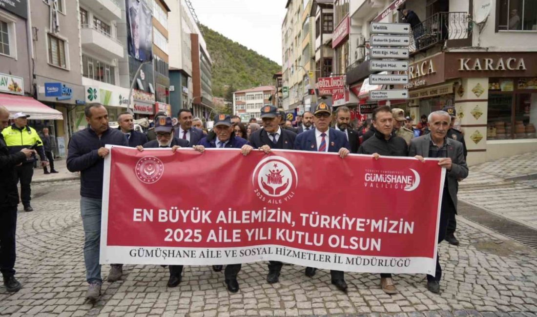 Gümüşhane’de 15 Mayıs Aile Günü kutlamaları Gümüşhane’de 2025 Aile Yılı kapsamında ’15 Mayıs Aile Günü Kortej