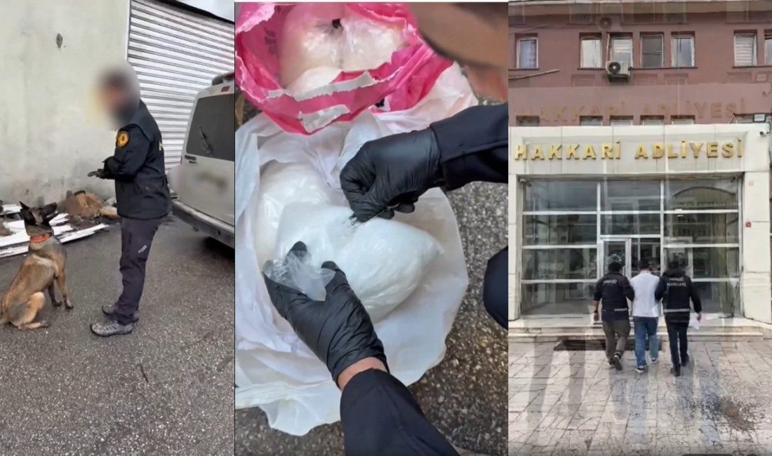 Hakkari’de 35 kilo uyuşturucu ele geçirildi Hakkari İl Emniyet Müdürlüğü tarafından yürütülen çalışma sonucunda 35 kilo