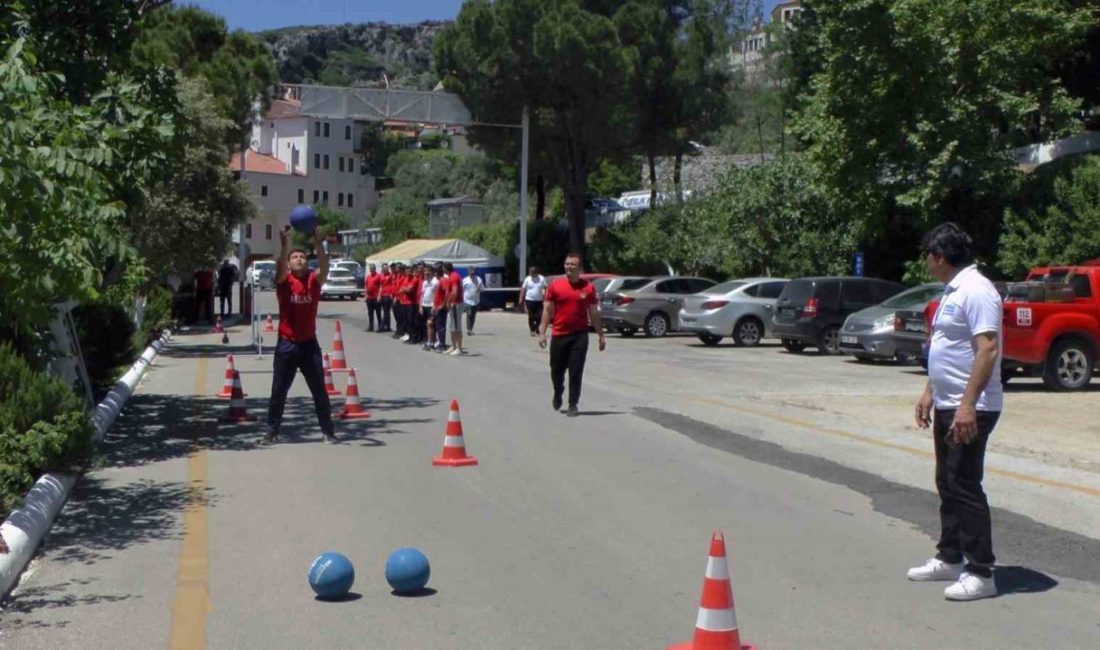 Muğla Büyükşehir Belediyesi İtfaiyesinde görev yapan personelinin fiziksel yeterliliklerini koruyarak