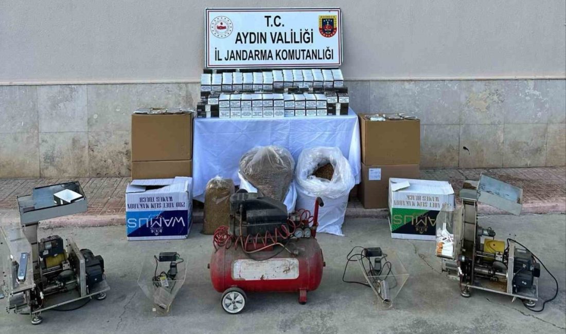 Aydın’ın Nazilli ve Kuyucak ilçelerinde 2 adrese yapılan baskında çok