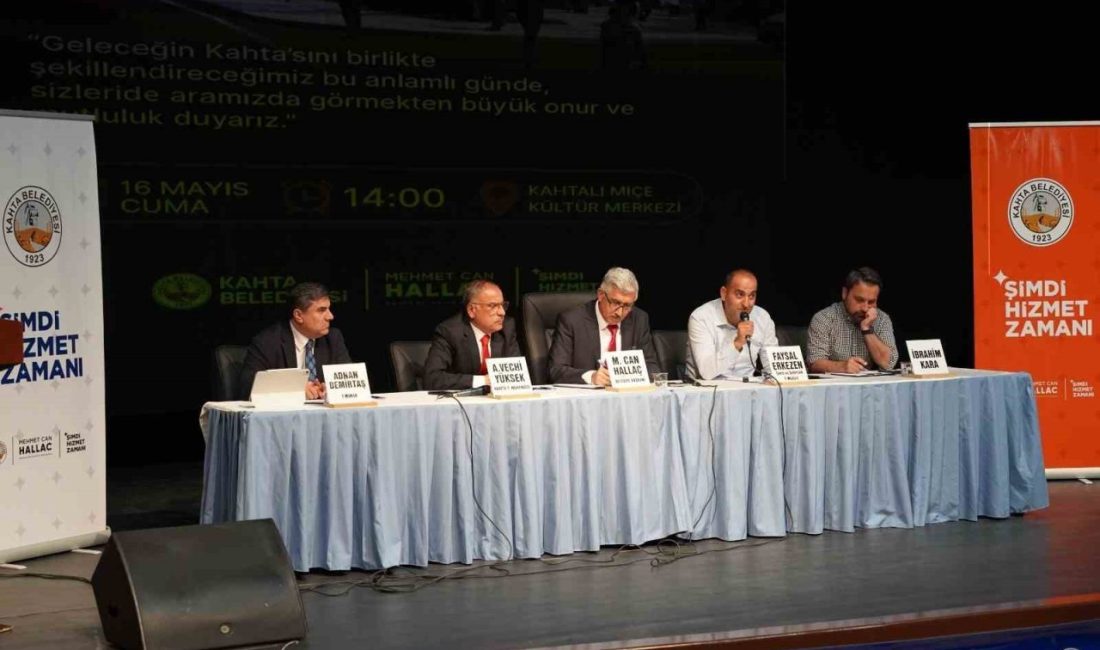 Adıyaman Kahta ilçe Belediyesi Eski Çarşı Kentsel Dönüşüm Bilgilendirme ve