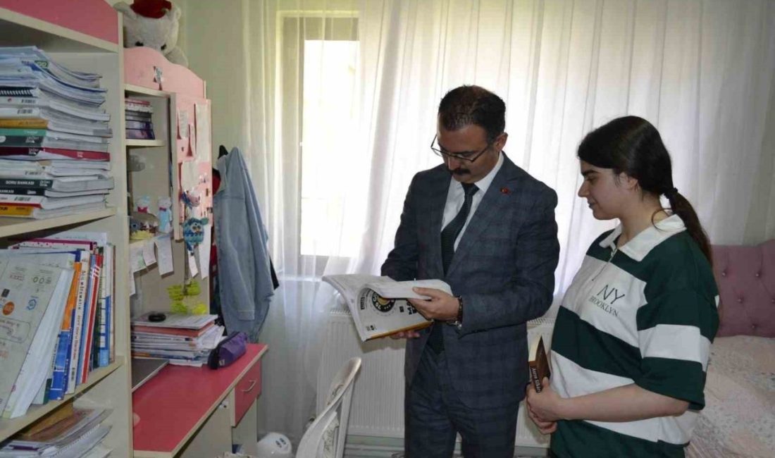 Sultanhisar Kaymakamı Ali Ekber Ateş, ’Misafirim Kaymakamım’ projesi kapsamında 8.