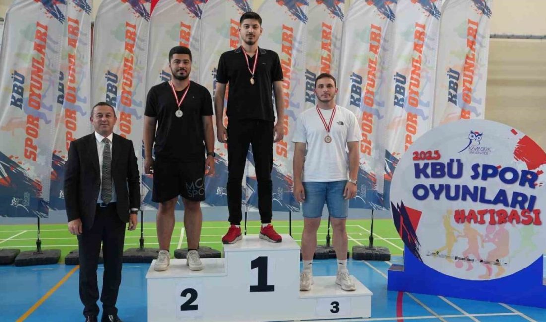 Karabük Üniversitesinde (KBÜ) bu yıl düzenlenen spor oyunları, yoğun katılım