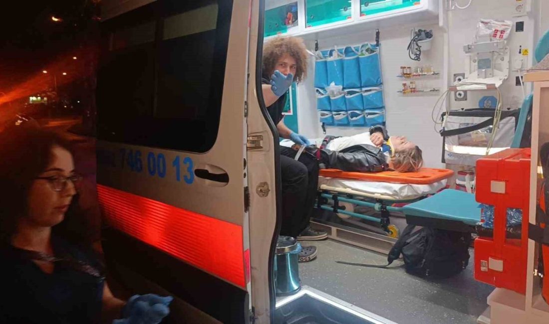 Antalya’nın Manavgat ilçesinde elektrikli bisikletin devrilmesi sonucu meydana gelen trafik