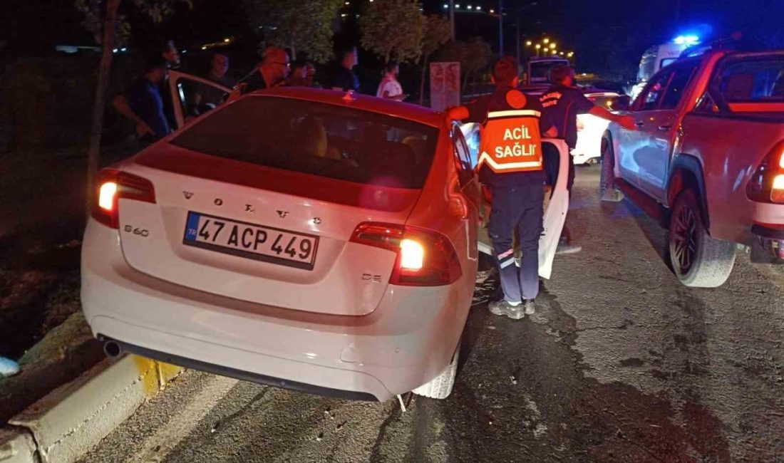Mardin’de otomobil refüje çıktı, sürücü yaralandı Mardin’de sürücünün direksiyon hakimiyetini kaybettiği otomobil refüje çıkarken sürücü yaralandı.