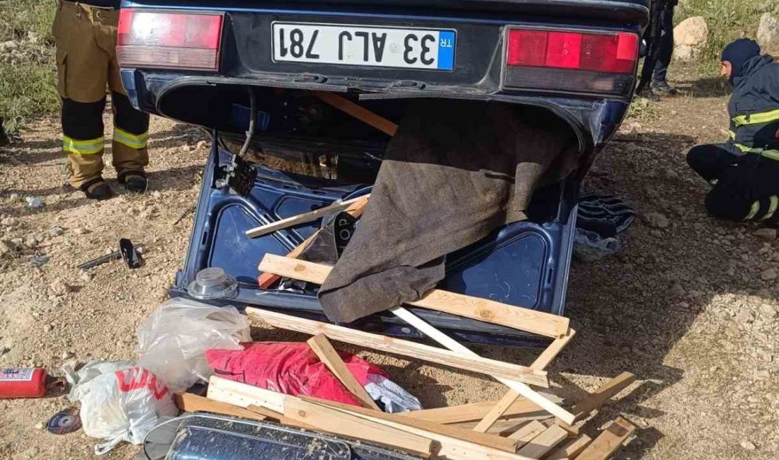 Mardin’in Artuklu ilçesinde otomobilin takla attığı kazada 3 yaşındaki çocuk