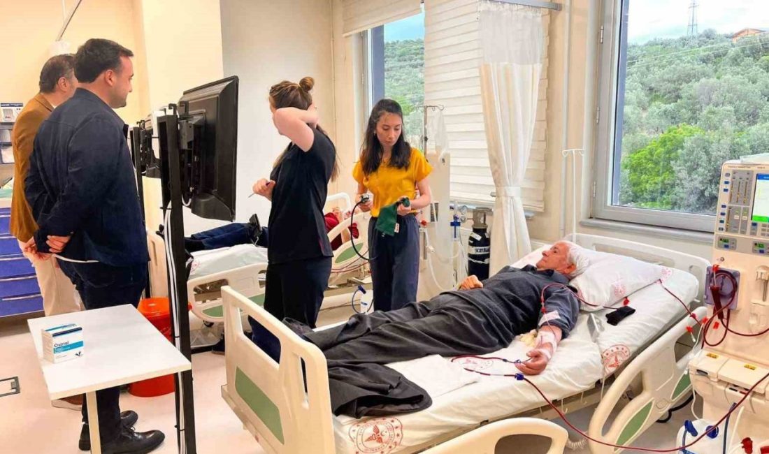 Marmara Adası’nda hizmet veren Süleyman İlik İlçe Devlet Hastanesi’nde kurulan