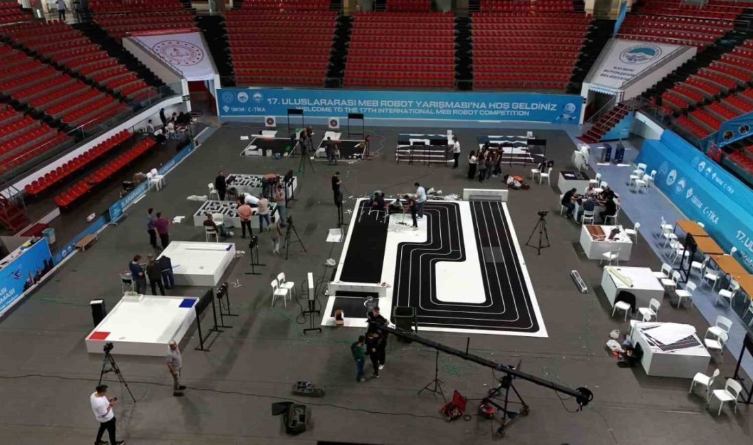 Kayseri’de düzenlenecek ve Türkiye’nin en büyük robot yarışması özelliğine sahip