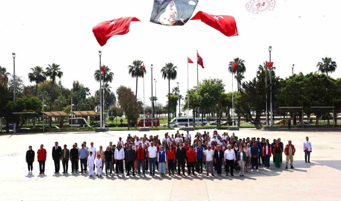 Mersin’de Gençlik Haftası kutlamaları başladı Mersin’de, 19 Mayıs Atatürk’ü Anma, Gençlik ve Spor Bayramı’nın 106.