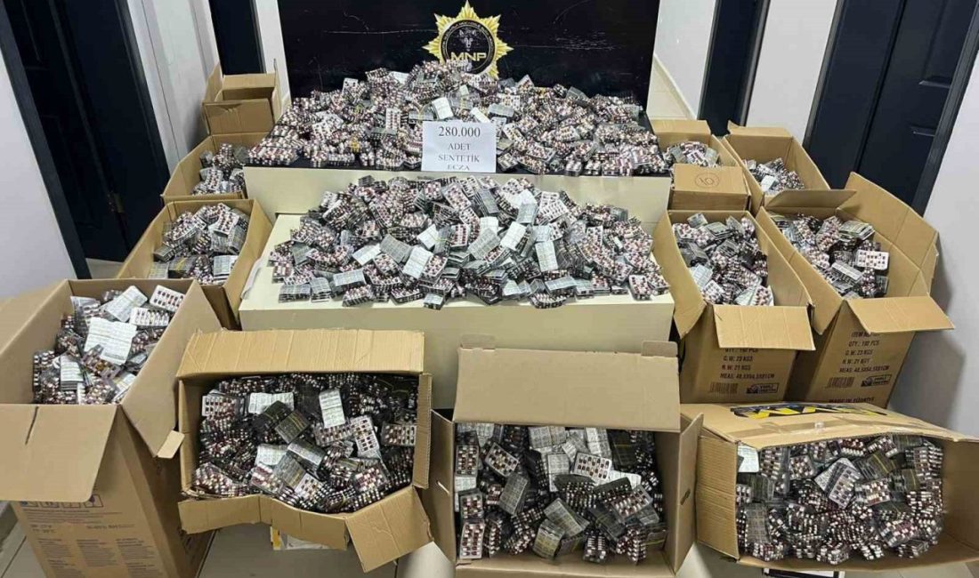 Mersin polisinin uyuşturucu ile mücadele çerçevesinde yaptığı çalışmada bir araçta