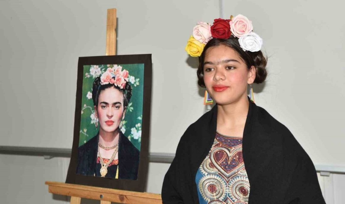 Bitlis’in Ahlat ilçesinde eğitim veren Alpaslan Ortaokulu’nda hayata geçirilen “Tablolar