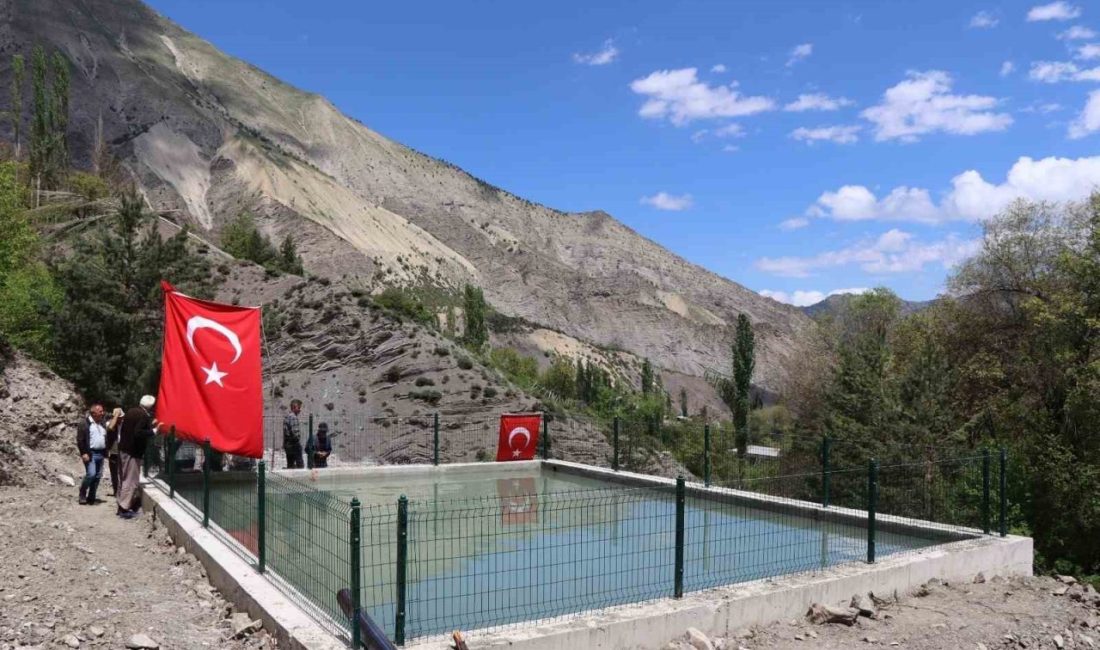 Erzurum’un Oltu ilçesine bağlı Arıtaş Mahallesi’nde, yaz aylarında yaşanan su