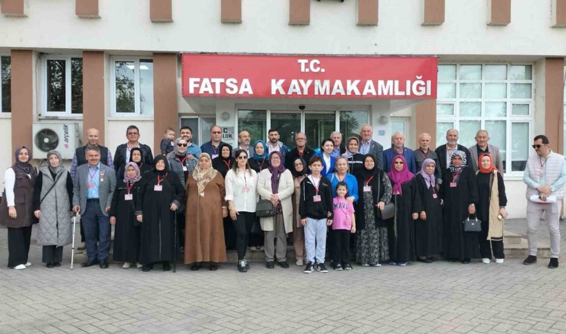 Ordu’nun Fatsa ve Ünye ilçelerinden şehit yakını ve gaziler, Çanakkale