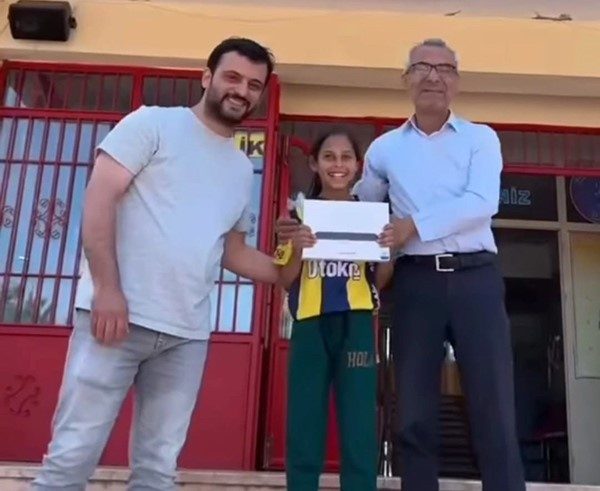 Gaziantep’in Yavuzeli ilçesinde bir okuldaki değerler eğitimi çerçevesinde gerçekleştirilen sosyal