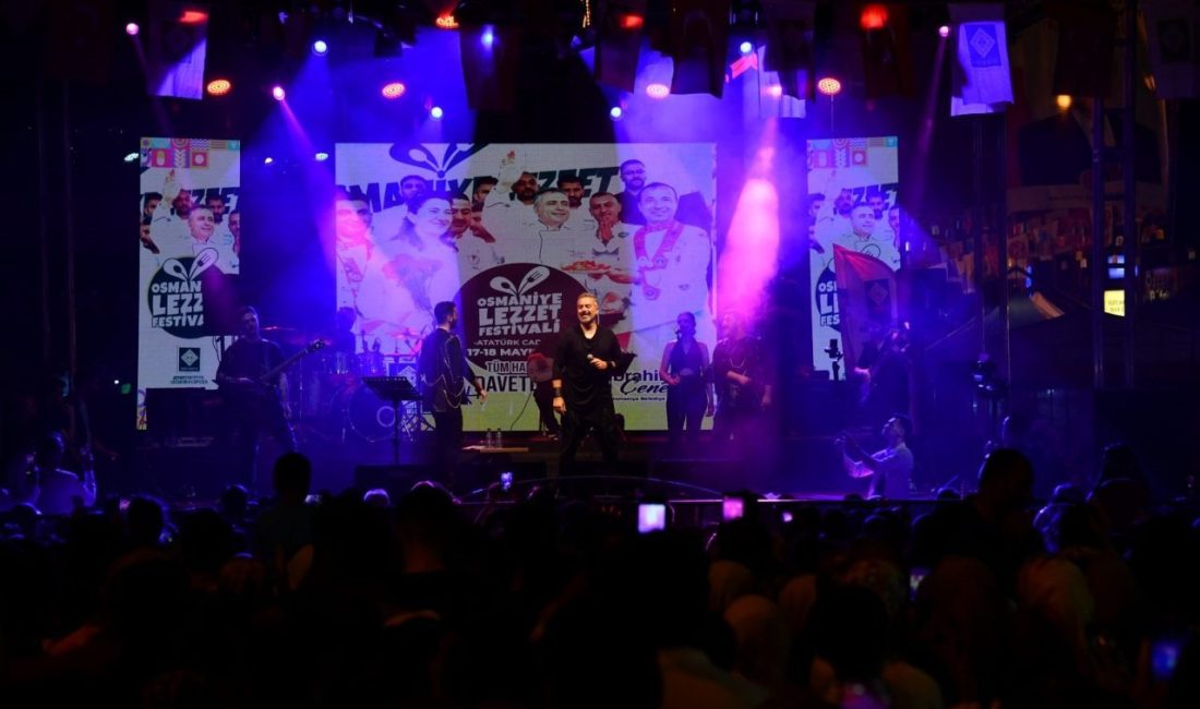 Osmaniye Belediyesi tarafından düzenlenen Lezzet Festivali’nde sahne alan Turgay Başyayla