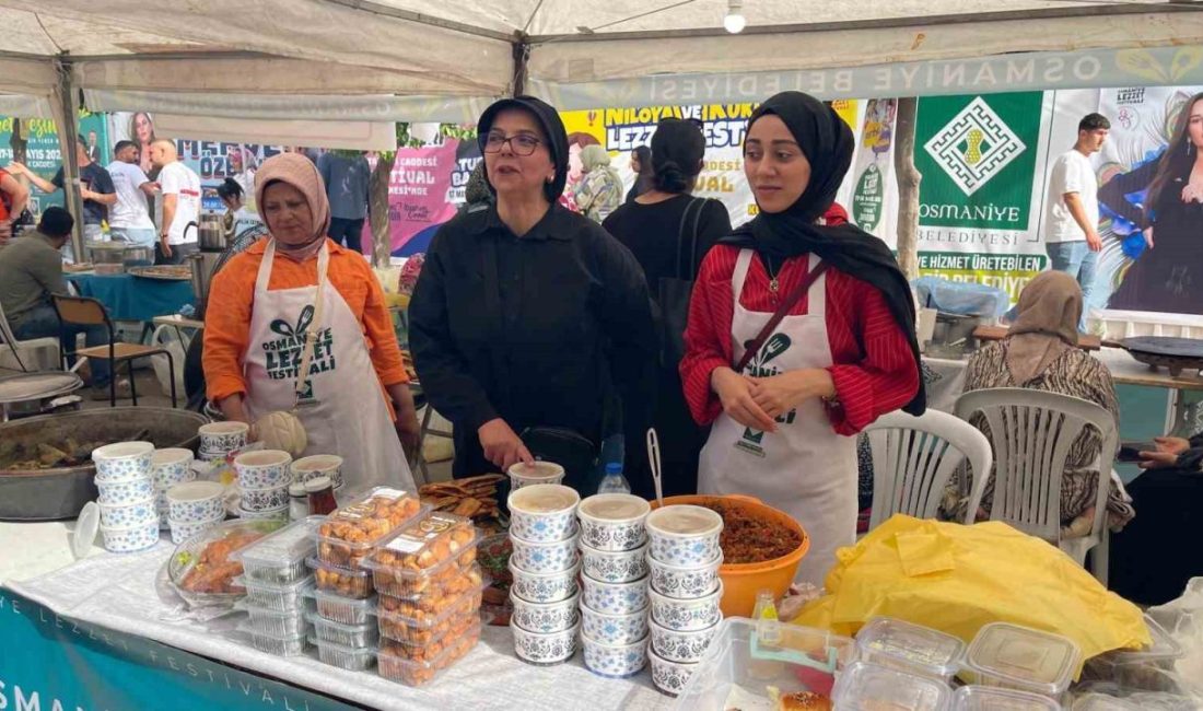 Osmaniye’de bu yıl ikincisi düzenlenen Osmaniye Lezzet Festivali’ne, hanım eli