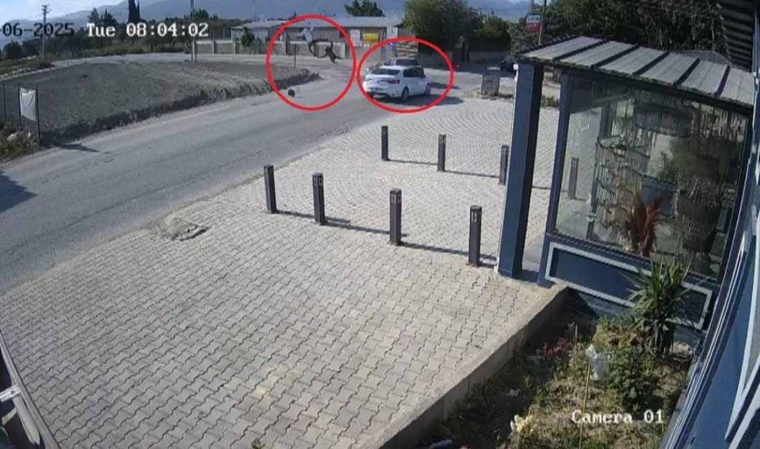 Hatay’da otomobille çarpışan motosikletten metrelerce havaya uçan Yakup Süner, “Motosikletin