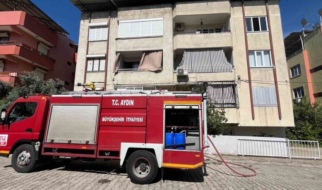 Aydın’ın Nazilli ilçesinde prizde unutulan ütü yatak odasını kullanılamaz hale