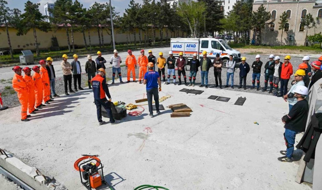 Konya’nın merkez Selçuklu ilçe Belediyesi Arama ve Kurtarma ekibine AFAD