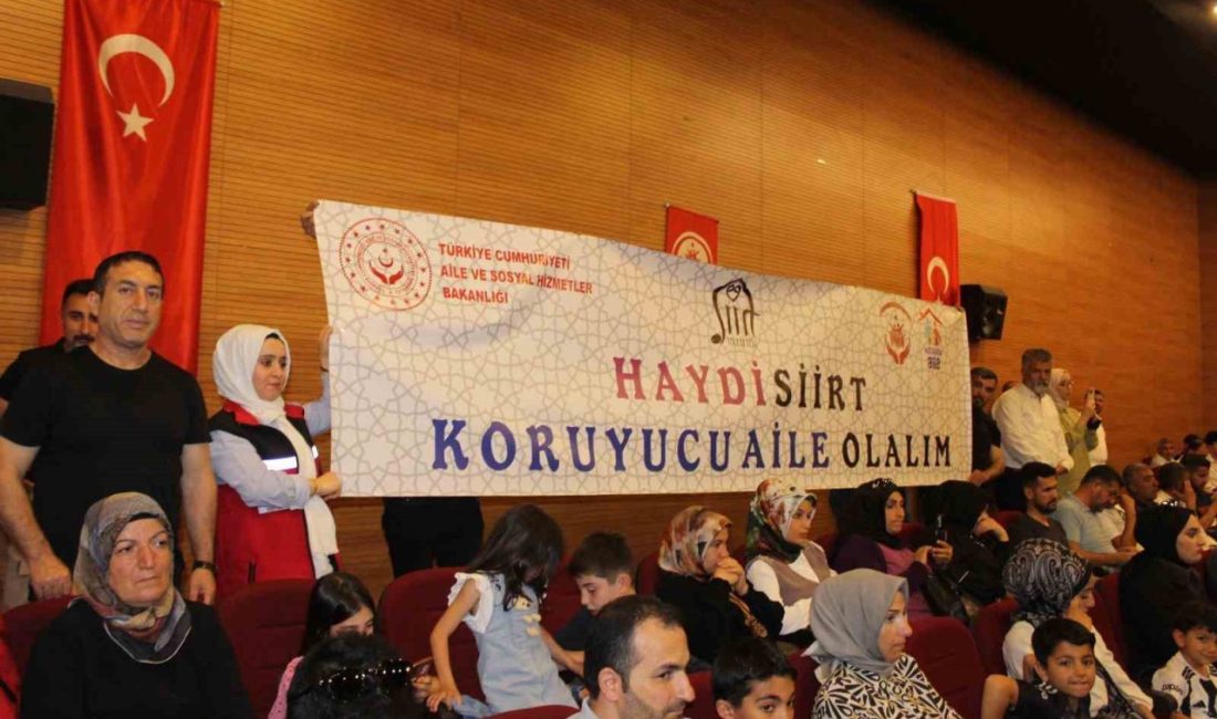 Siirt’te ’Güçlü Aile Güçlü Gelecek’ söyleşisi Siirt Aile ve Sosyal Hizmetler İl Müdürlüğü tarafından “Aile Yılı”